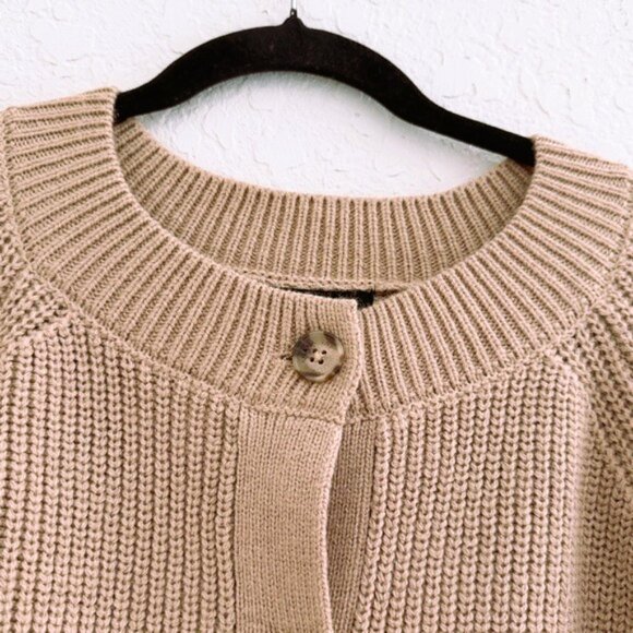 Banana Republic Women's Button Front Cardigan TAN SIZE XXL - Picture 5 of 16